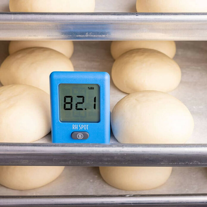 ThermoWorks RH SPOT Thermometer in Dough Balls ThermoWorks RH SPOT Thermometer in Dough Balls