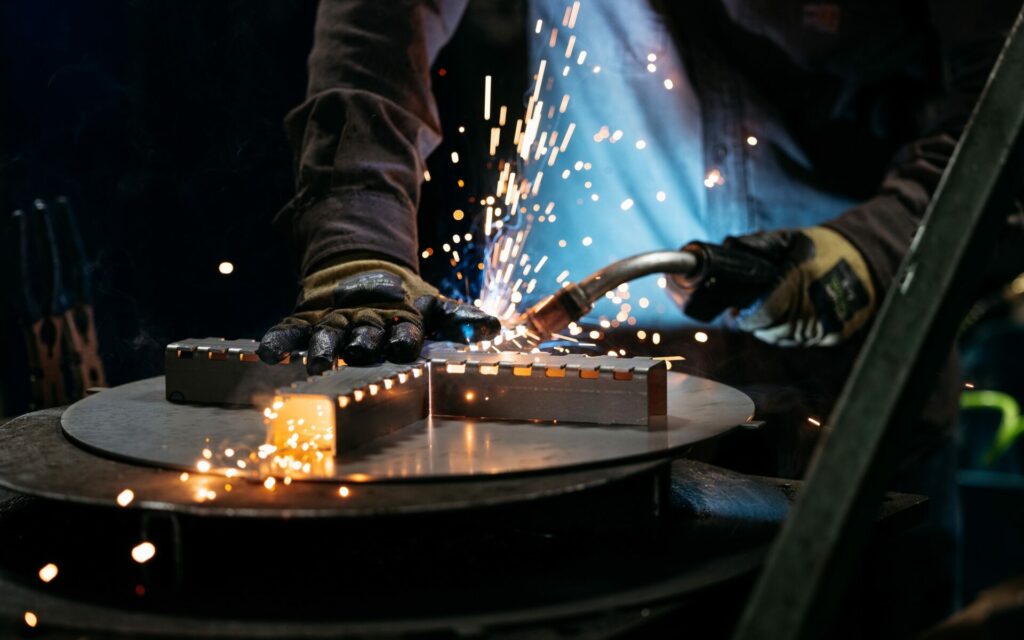 Welding X Airflow on a Breeo Smokeless Fire Pit