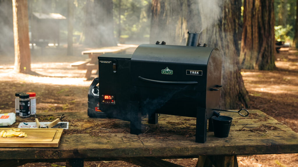 GMG Trek on a Picnic Table