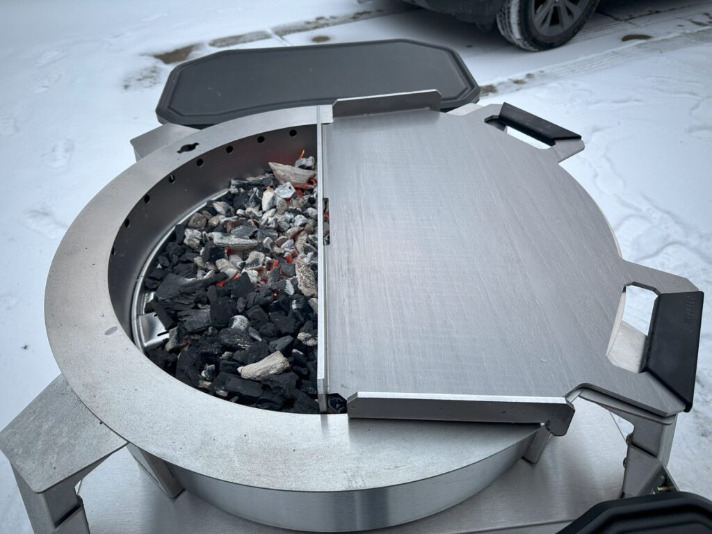 Breeo Live-Fire Grill - Griddle Accessory Depth