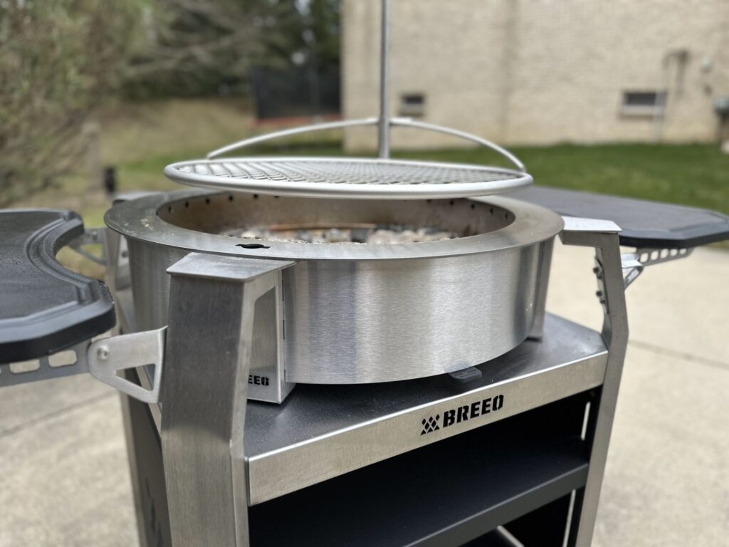 Breeo Live-Fire Grill - Outpost Grill Close