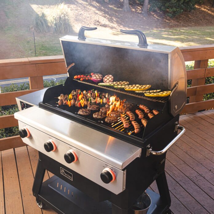 recteq X-Fire Pro Flame Grilling Food