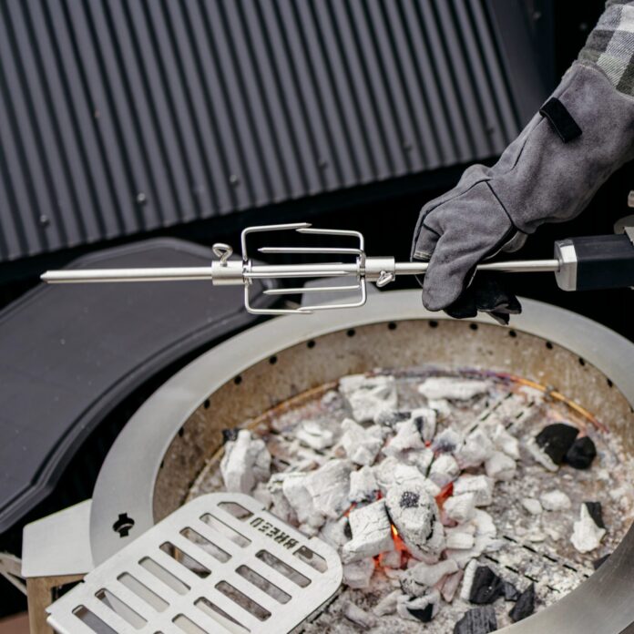 Breeo Rotisserie for Fire Pit and Grill - Prongs