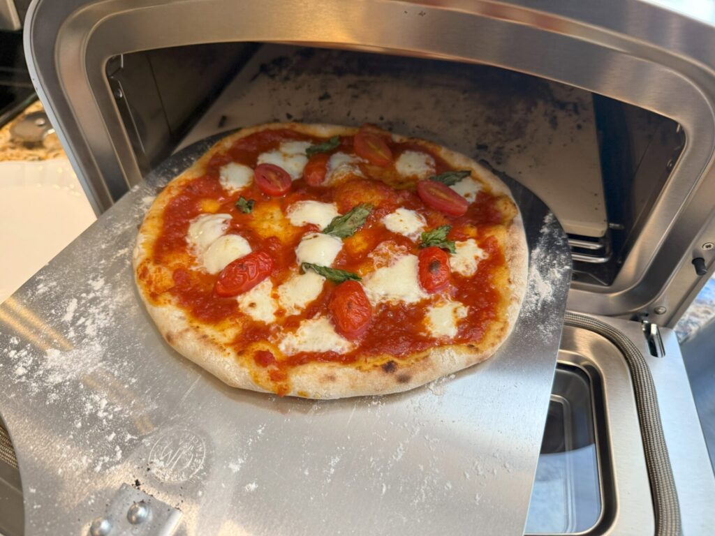 Current Backyard Model P Electric Pizza Oven - Cooked Pizza