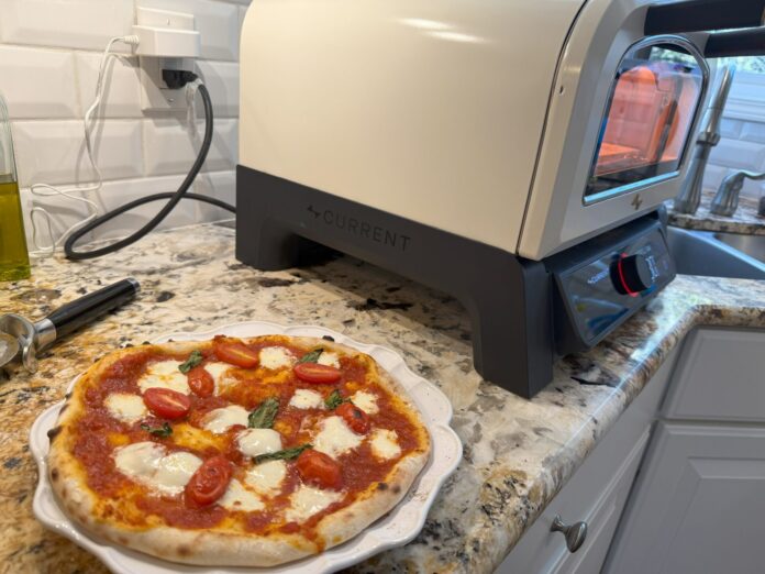 Current Backyard Model P Electric Pizza Oven - Margherita Pizza