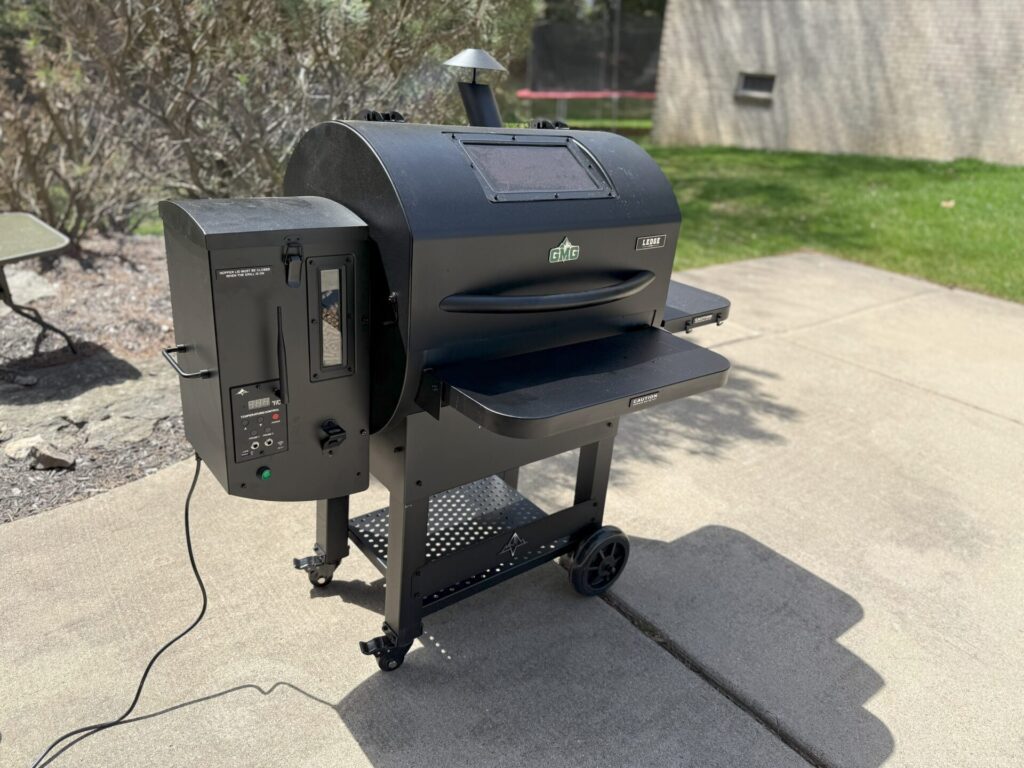 GMG Ledge Prime Pellet Grill Angle