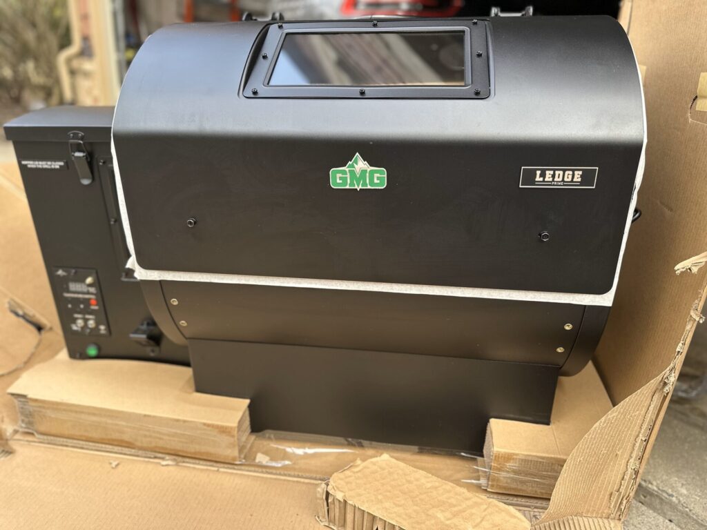 GMG Ledge Prime Pellet Grill in Box