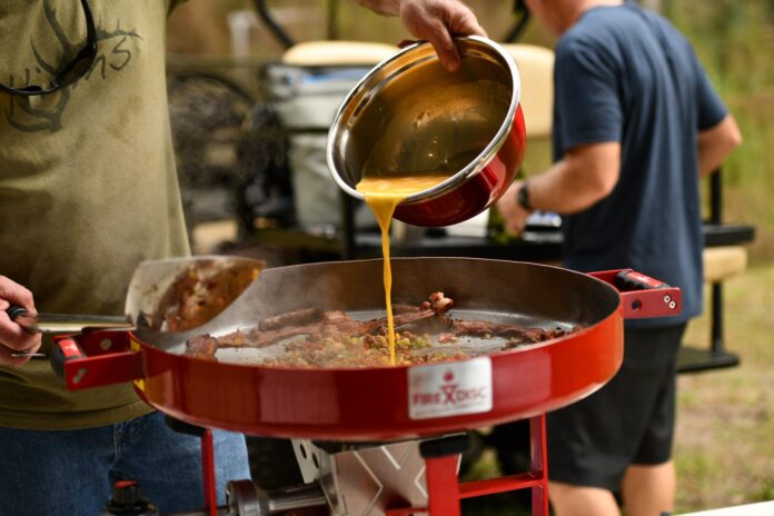 FIREDISC Cooker Cooking Food