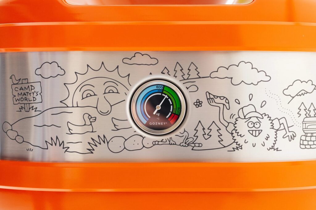 Matty Tread Pizza Oven Cartoon Close Up