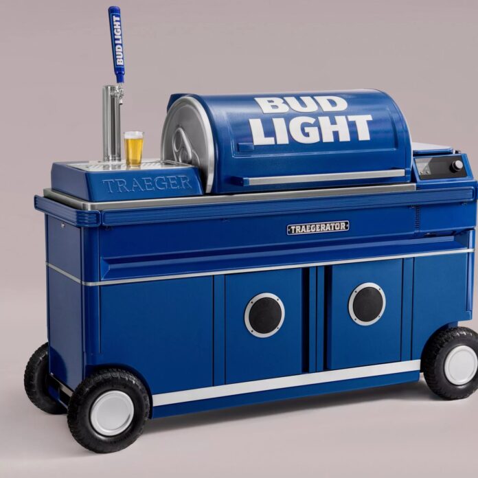 Traeger x Bud Light Traegerator Grill